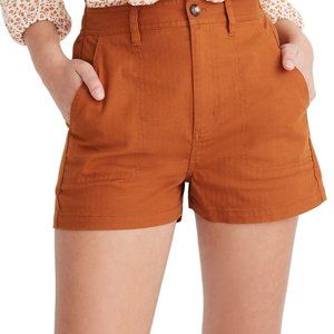 Madewell Camp shorts in Burnt Sienna
